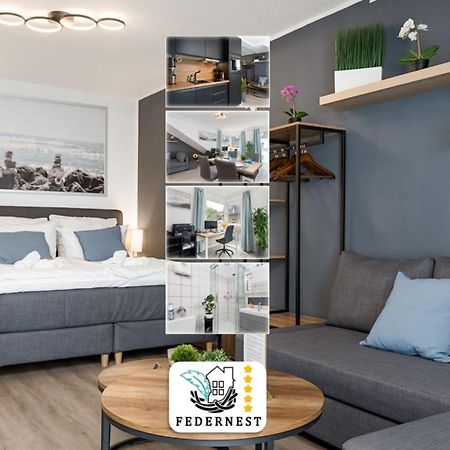 Federnest: Luxury Studio with King Bed & Home Office Duisburg Exterior photo
