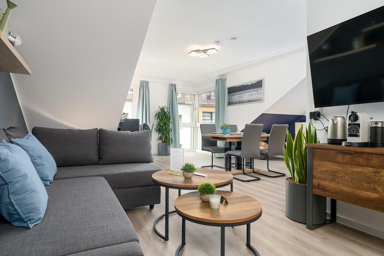 Federnest: Luxury Studio with King Bed & Home Office Duisburg Exterior photo