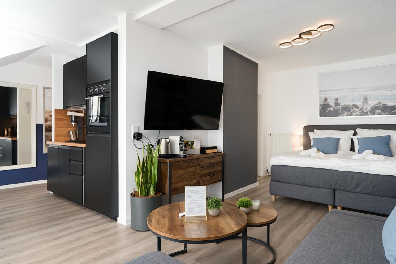 Federnest: Luxury Studio with King Bed & Home Office Duisburg Exterior photo