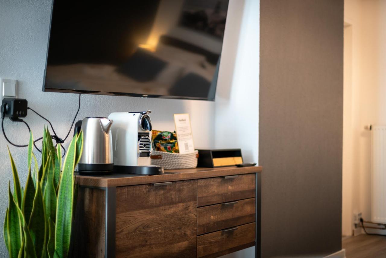 Federnest: Luxury Studio with King Bed & Home Office Duisburg Exterior photo